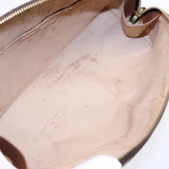 LOUIS VUITTON Monogram Trousse Demi Ronde Cosmetic Pouch M47520 LV Auth 86597 - Picture 11 of 16